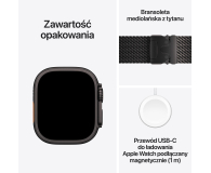 Apple Watch Ultra 4/Czarny Tytan/Czarny Tytan Mediolańska S - 1594113 - zdjęcie 7